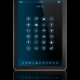 A computer tablet displaying a grid of application icons.
